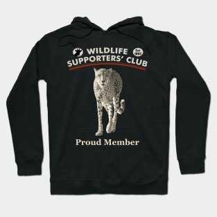 Cheetah on Patrol Wildlife Supporters' Club Hoodie